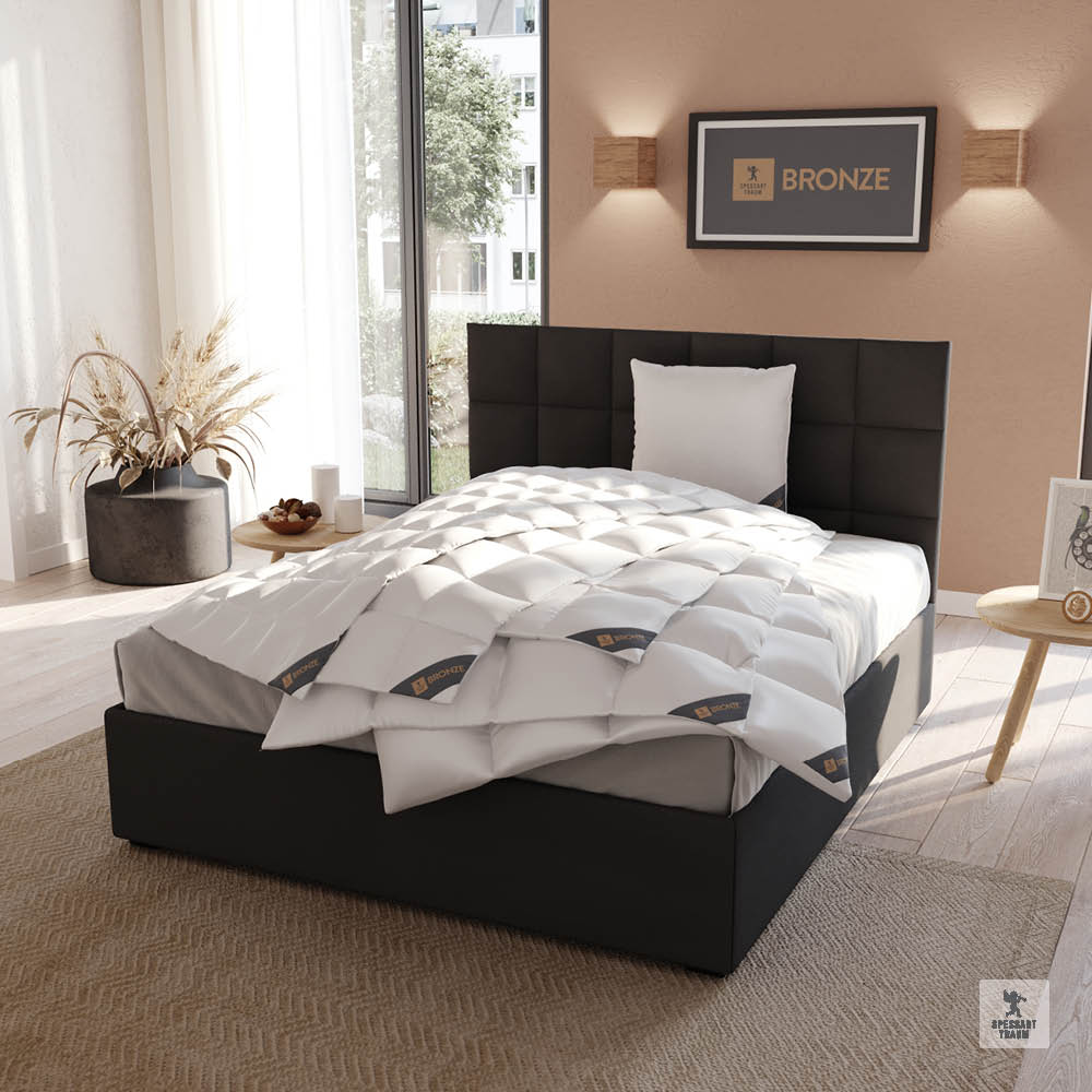 Daunenbettdecke Bronze, 90 % Daunen / 10 % Federn