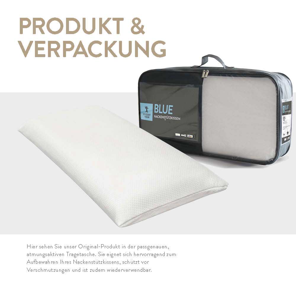 Formschaum Nackenstützkissen Blue, Formschaum RG 35