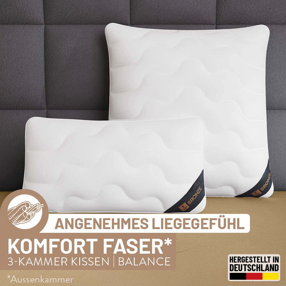Faserkissen Bronze, hochwertige Faserkugeln, 100 % Polyester