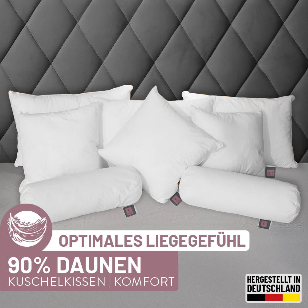 Daunenkissen Kleinkissen Sabine, 90 % Daunen / 10 % Federn