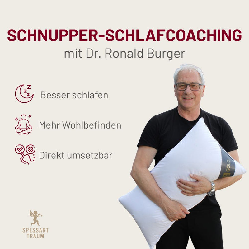 Schnupper-Schlafcoaching Online-Kurs mit Dr. Ronald Burger