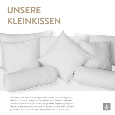 4er Set - Faserkissen Kleinkissen Spessarttraum Rollo, 100 % Polyester